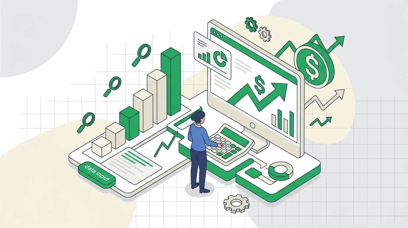 ROI del SEO en gráficos de crecimiento y datos financieros