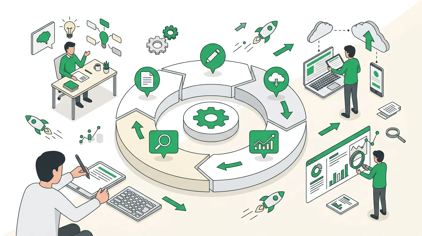 estrategia de contenidos, tablero de planificación de contenido SEO con IA