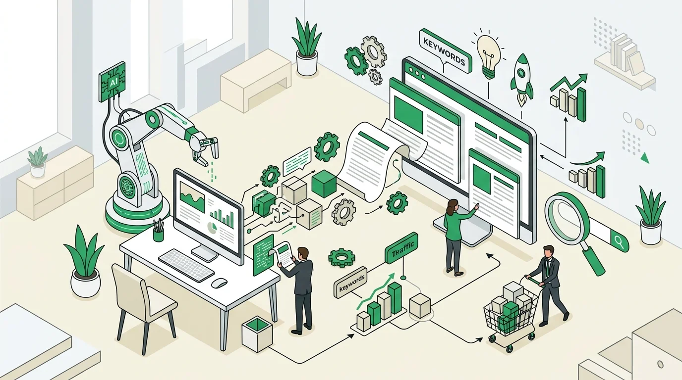 Generar contenido SEO con IA para blog de marketing digital