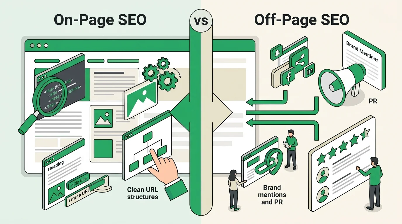 SEO On-Page vs. Off-Page, estrategias de posicionamiento web integral