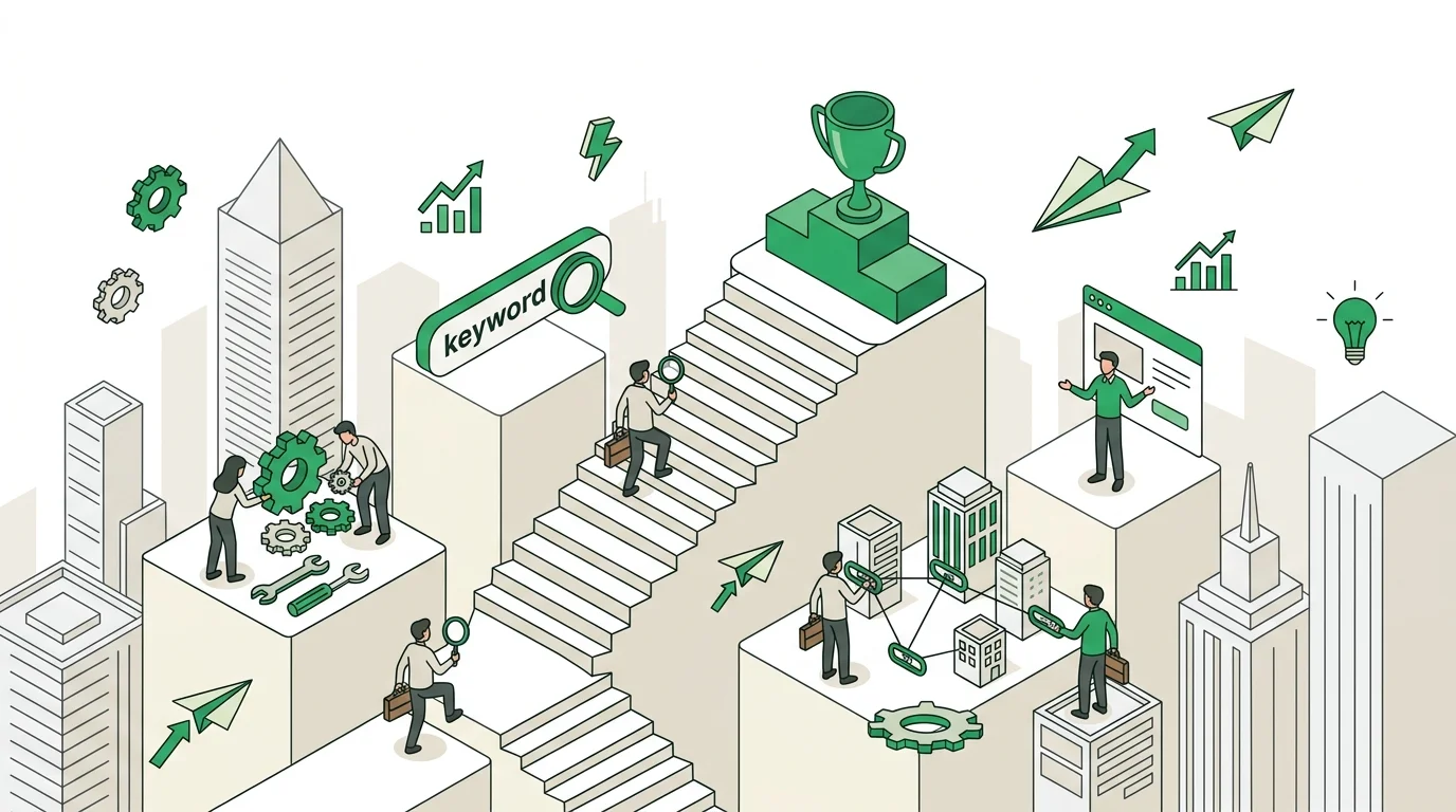 Estrategias SEO para nicho de mercado: lupa buscando clientes
